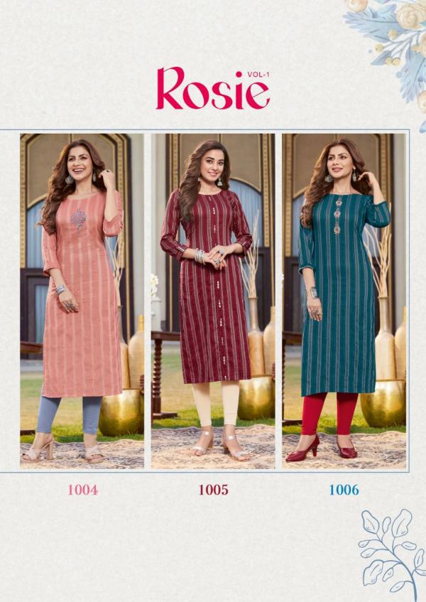 Keeloo Rosie 1 Viscose Designer Kurtis Collection